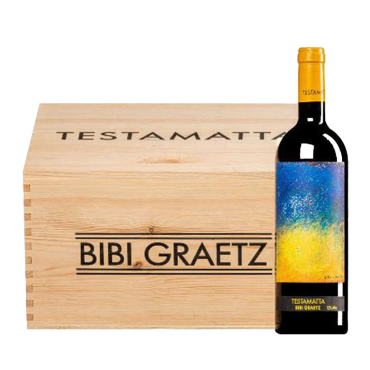 Testamatta Toscana Rosso, Bibi Graetz 2018 (kist 6 flessen)